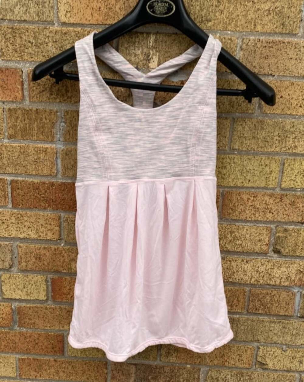 Lululemon On Track Tank Top Pink Dance Shirt Size 2 Athletic